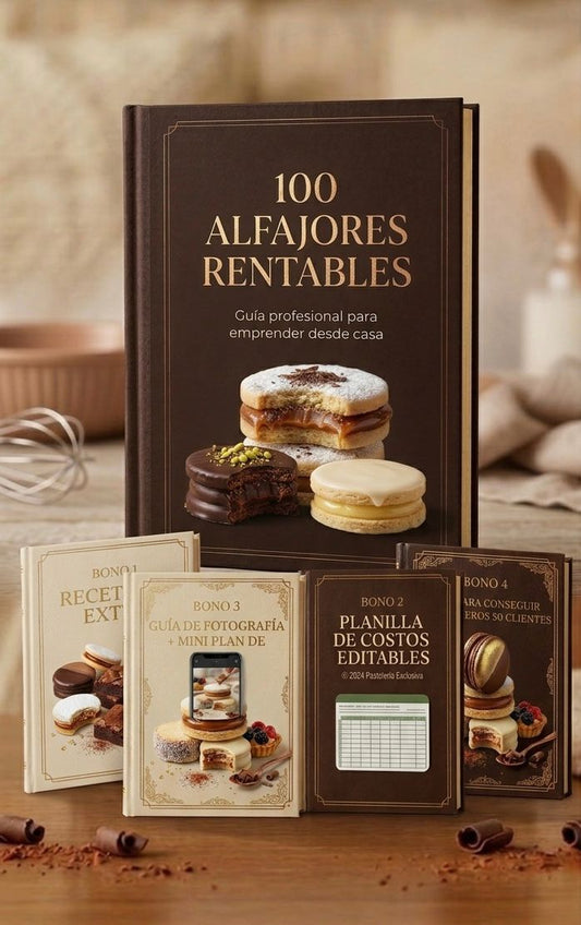 Alfajores rentables: 100 recetas para emprender